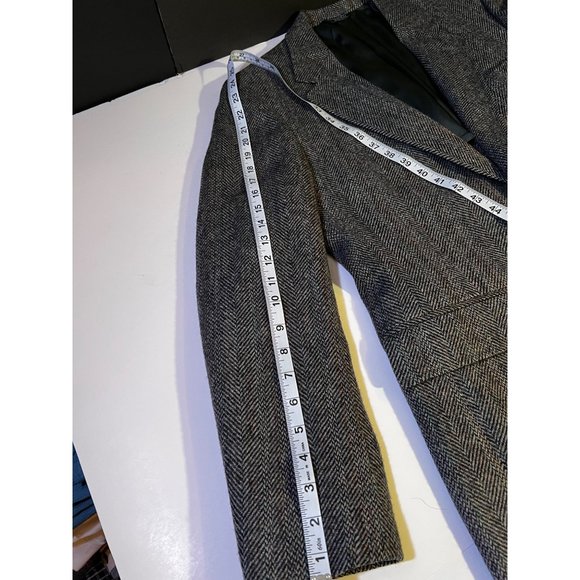 Vintage Cricketeer Dillards 100% Wool 2 Button Sport Coat Gray Blazer USA - Picture 9 of 10